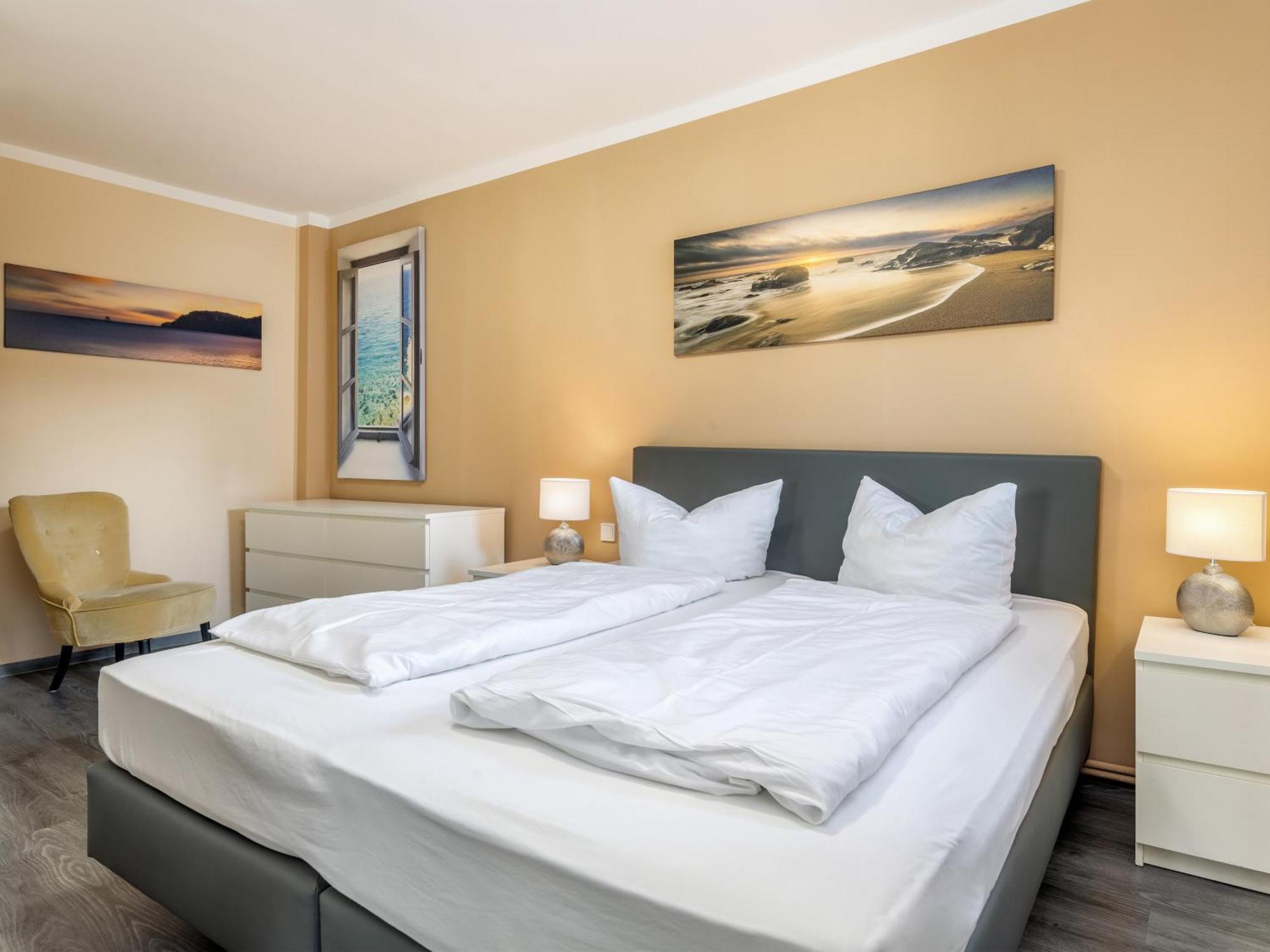 Ferienwohnung Strandlaeufer In Der Residenz Clara Sophia Binz Exterior foto
